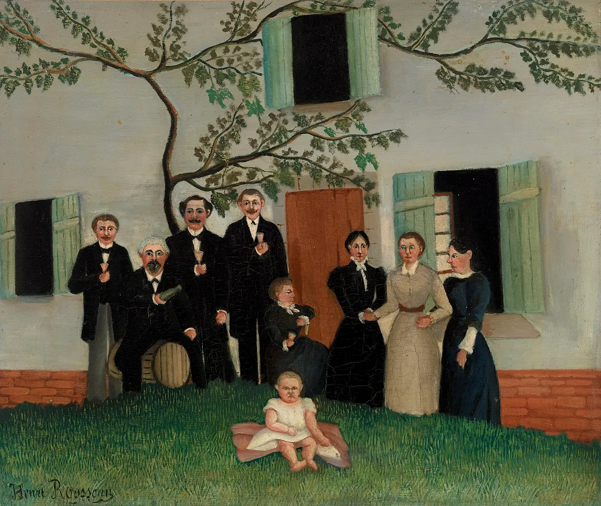 Henri Rousseau - Family Painting